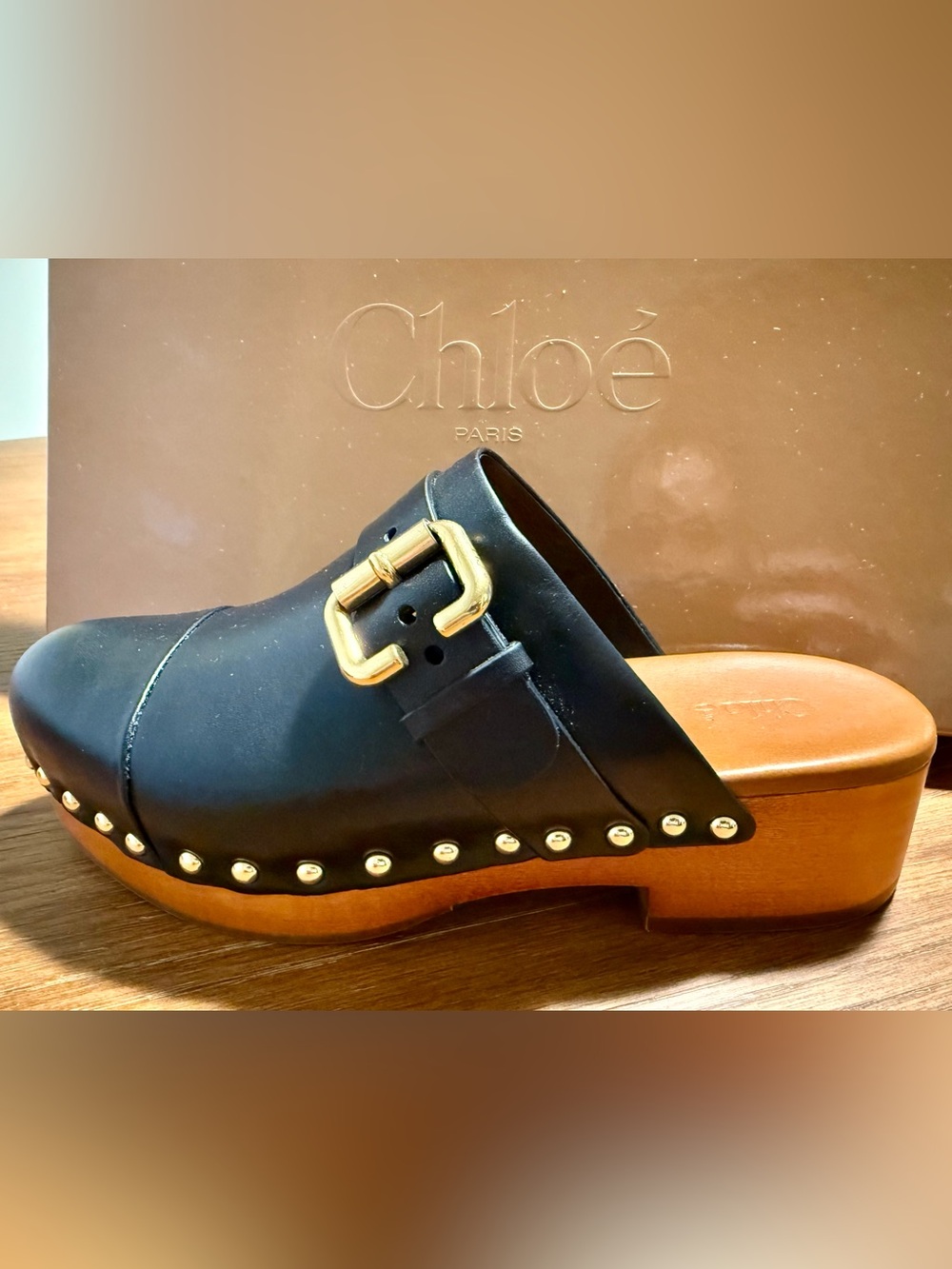 Chloé Women's Jeannette Clogs NWT - Picture 9 of 13